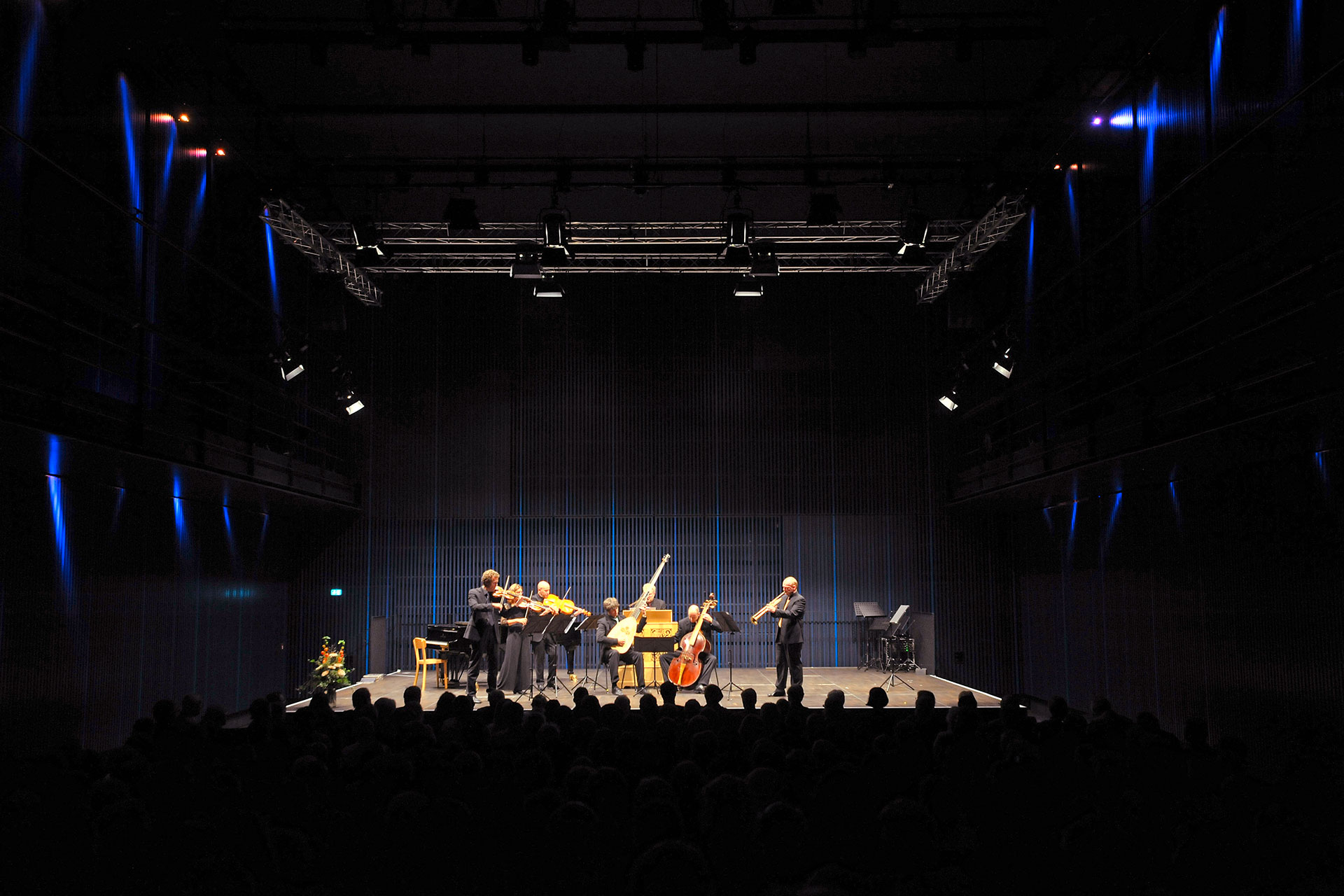 Freiburger BarockConsort beim Jubiläums Konzert "Große Gefühle" am 28.9.201