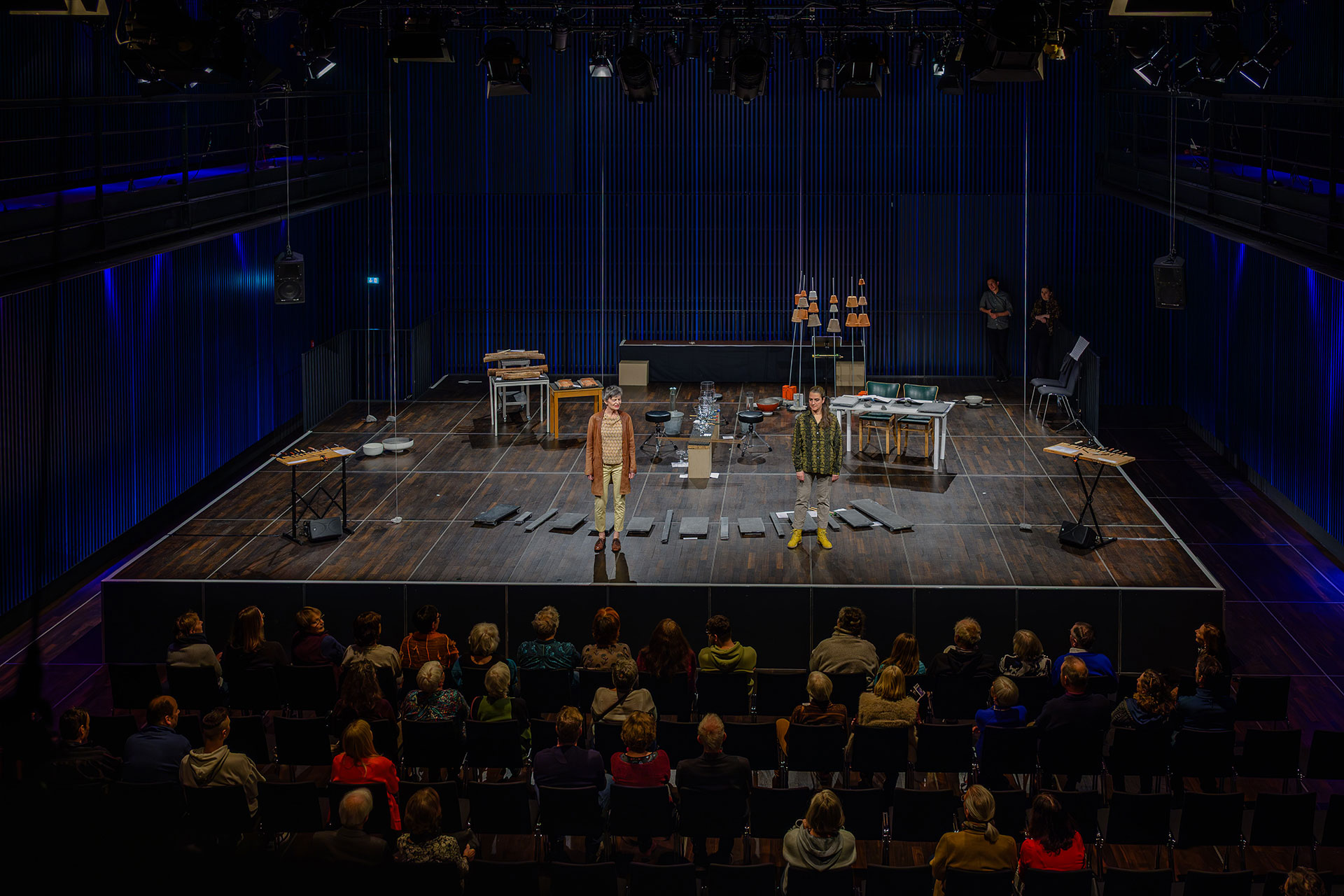 24. 01. 2026 - Das Fringe Ensemble mit dem Stück «der Wanderfalke» im Strawinsky Saal - Foto: Heinz Bunse