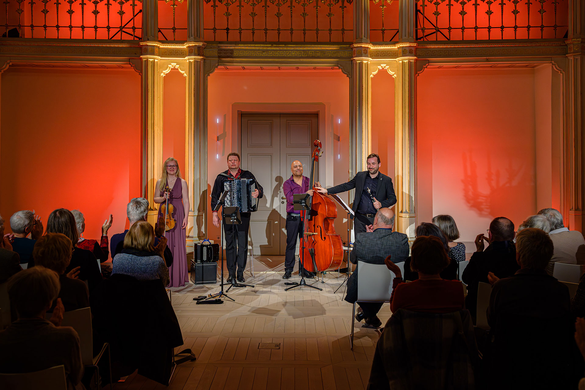 29. 03. 2026 - Cuarteto Repentino im Spiegelsaal des Museums Art.Plus - Foto: Heinz Bunse