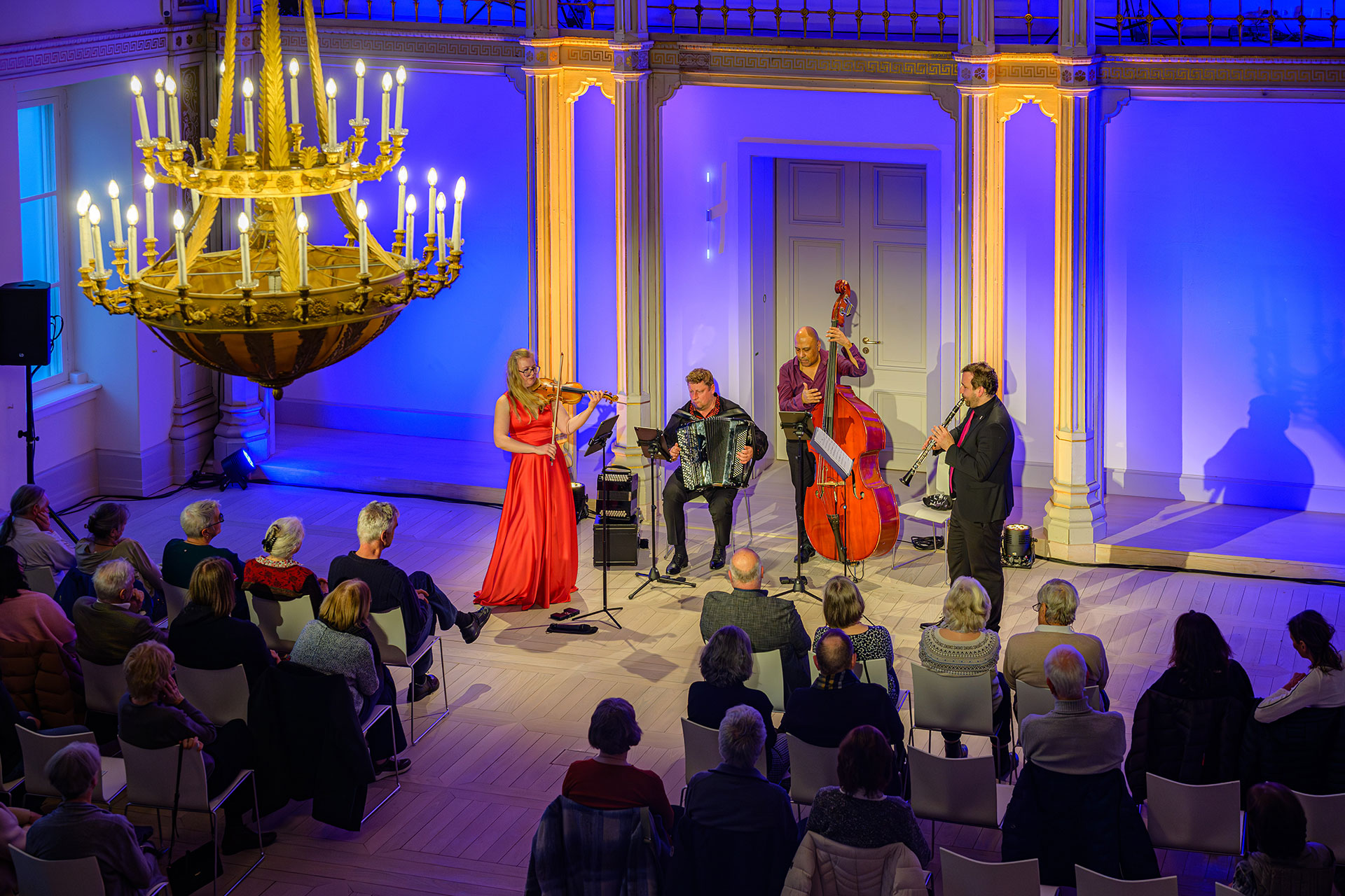 29. 03. 2026 - Cuarteto Repentino im Spiegelsaal des Museums Art.Plus - Foto: Heinz Bunse