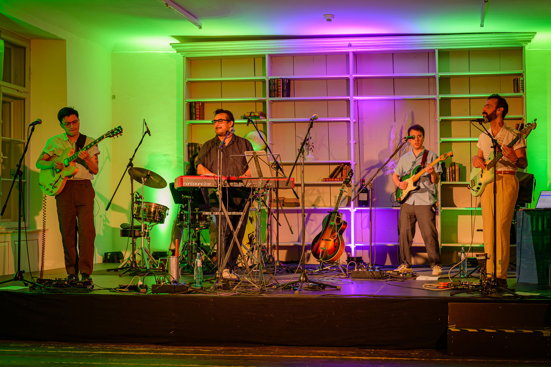 18.09.2026 Los Pitutos «Viva la Vida!» in der alten Hofbibliothek (c) Heinz Bunse