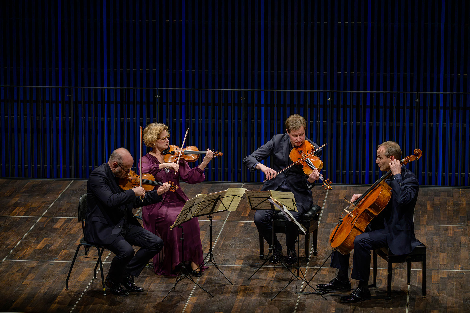 01. 02. 2026 - Mandelring Quartett  mit dem Programm SCHICKSAL im Strawinsky Saal - Foto: Heinz Bunse